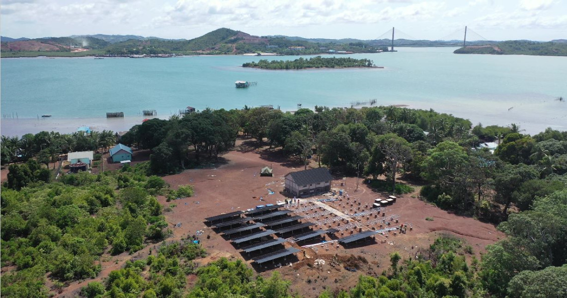 Akselerasi Pembangunan PLTS, PLN Gunakan Pembangkit Hijau Listriki Pulau Panjang Batam Kepri