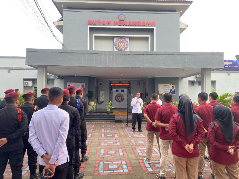 Kakanwil Ditjenpas Riau Tegaskan Komitmen Perang Lawan Narkoba Dalam Lapas-Rutan