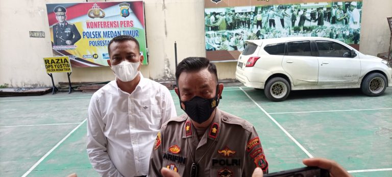 Kapolsek Medan Timur Amankan Pelaku Penjambretan Pegawai BUMN
