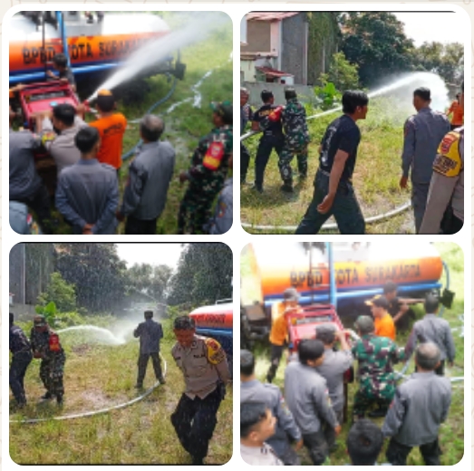 Upaya Kesiapsiagaan Bencana, Babinsa Joyotakan Gelar Latihan Pengoperasian Mesin Genset