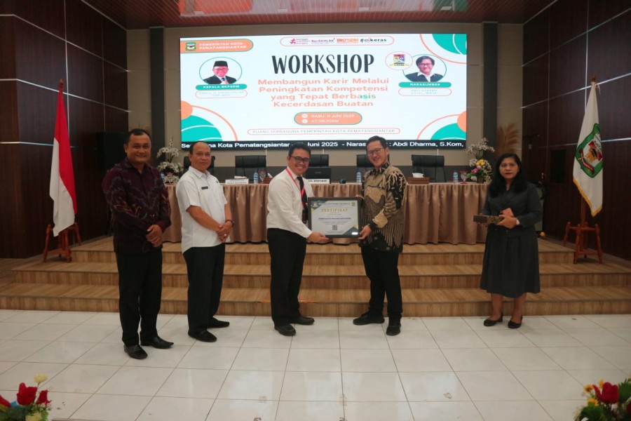 Pemko Pematangsiantar dan UNPRI Medan Gelar Workshop Inovatif: Dorong ASN Kuasai Kecerdasan Buatan untuk Bangun Karier di Era Digital