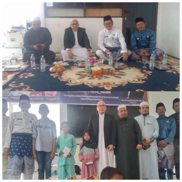 Peringatan I Muharam 1446 H Penyerahan Bantuan Santunan Anak Yatim Yang Selenggarakan Oleh Dinas PU