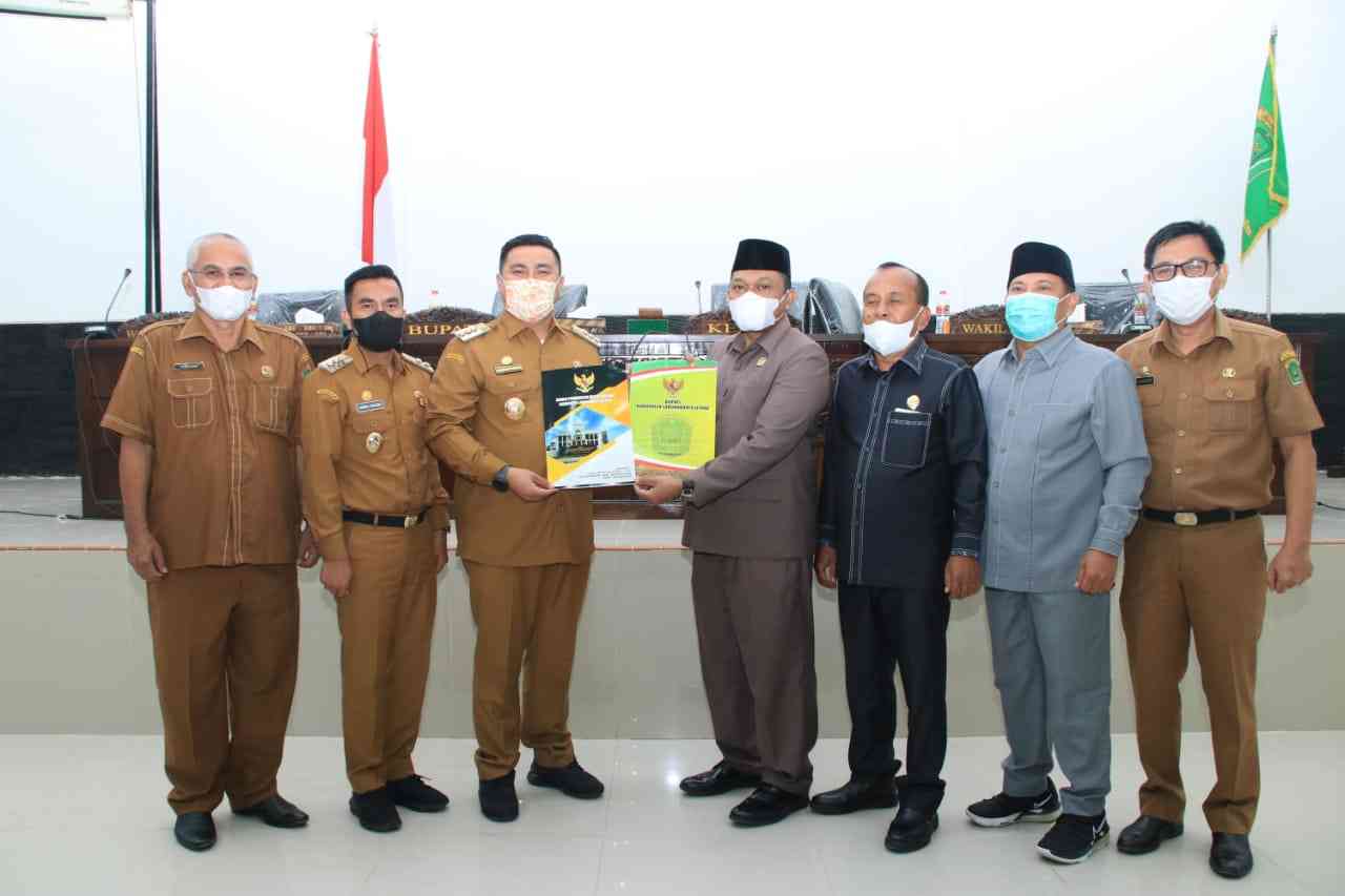 Ranperda Pertanggungjawaban Pelaksanaan APBD TA 2020 Labura didetujui DPRD Labura 