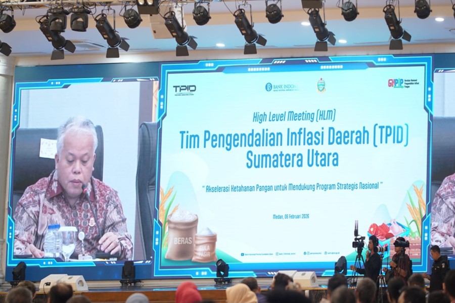 Kajati Sumut Hadir dan Mengikuti _High Level Meeting_ (HLM) Tim Pengendalian Inflasi Daerah se-Sumatera Utara Tahun 2026