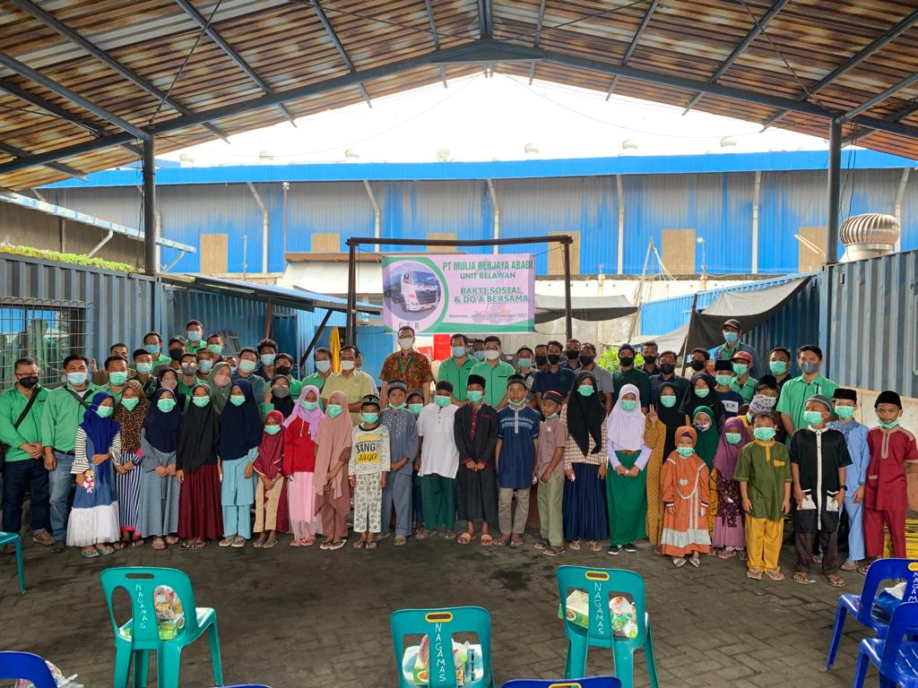 PT Mulai Berjaya Abadi Gelar Doa Bersama dan Bakti Sosial