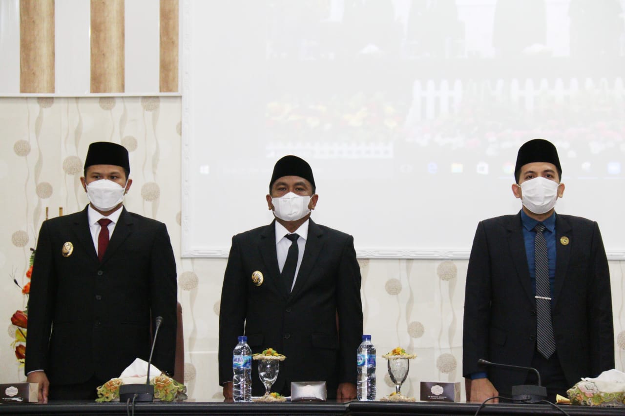 DPRD Sergai Gelar Paripurna, Bupati Darma Wijaya Sampaikan Pidato Perdana
