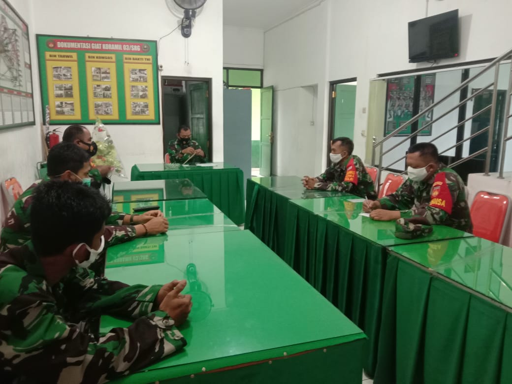 Apa Penekanan Danramil 03 Serengan Saat Apel Pagi,  Inilah Jawabannya...