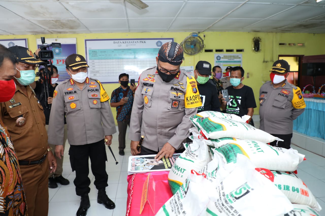 Kapoldasu Tinjau Posko Covid-19, Rumah Isolasi, dan Dapur Umum