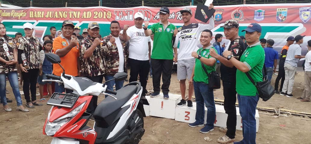FKPPI 0203/Binjai Gelar Balap Motocross & Grasstrack Dalam Rangka Hari Juang TNI AD