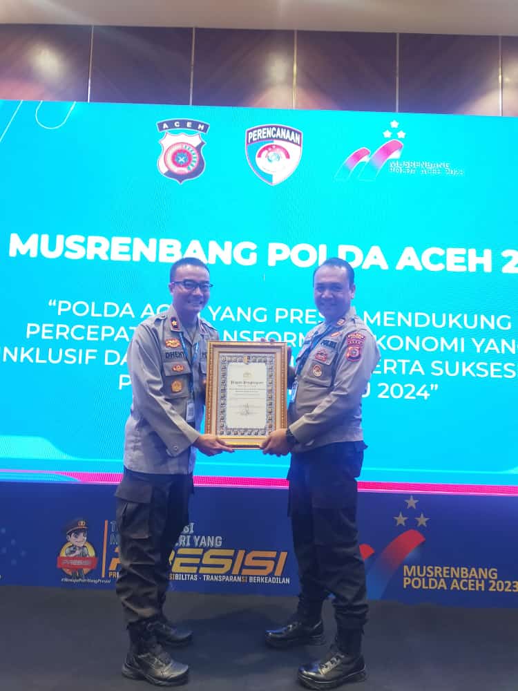 Polres Langsa Dapat Piagam Penghargaan dari Kapolri