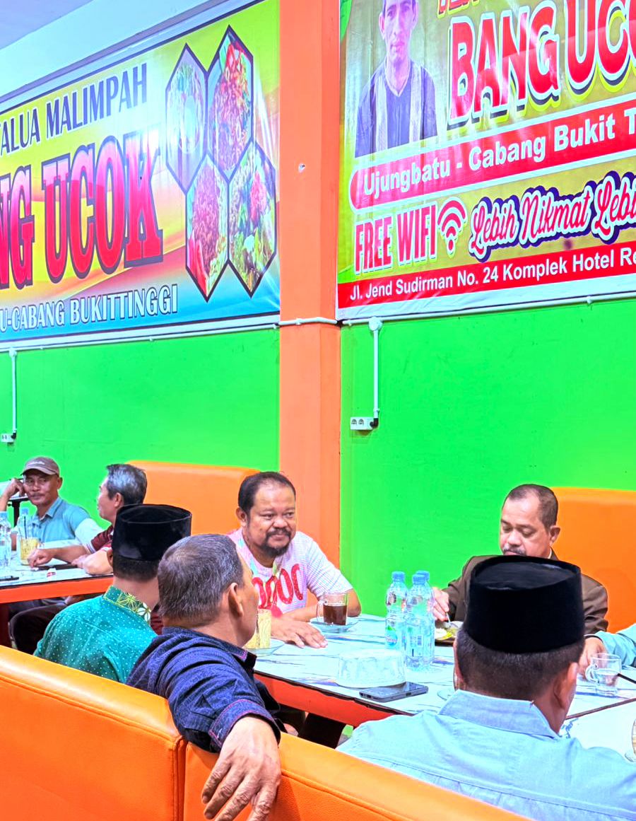 PDM Rokan Hulu Gelar Kunjungan Safari Ramadhan 1447 Hijriah, Rombongan Singgah Ke Kafe Teh Talua Malimpah Bang Ucok Cabang Ujung Batu