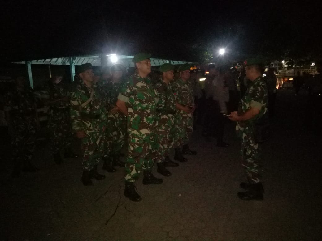 Kodim 0735 Surakarta dan Polresta Gelar Apel Gabungan Pengamanan Malam Selikuran