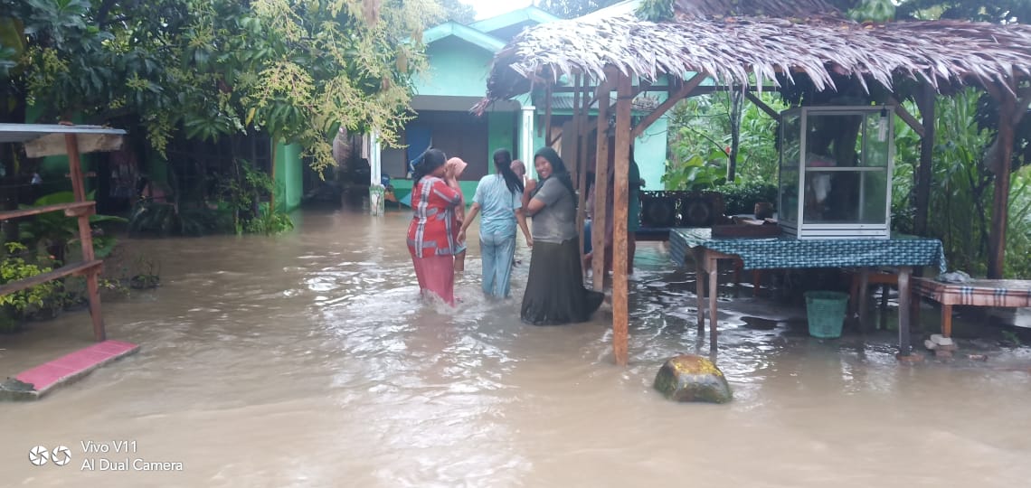 Diduga Akibat Parit Perkebunan Sumbat Desa Pertambatan Dusun II Bandar Pamah Sering Banjir