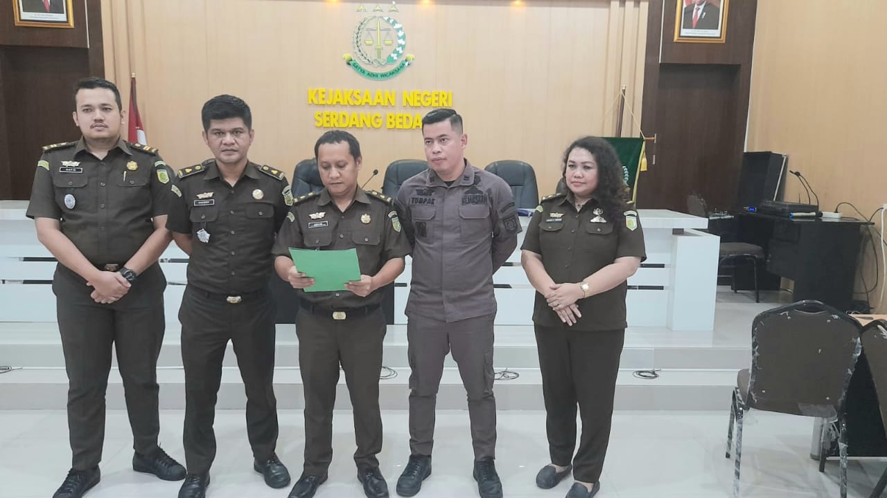 Kejari Sergai Tahan Ketua Koptan Gelam, Usai Ditetapkan Tersangka