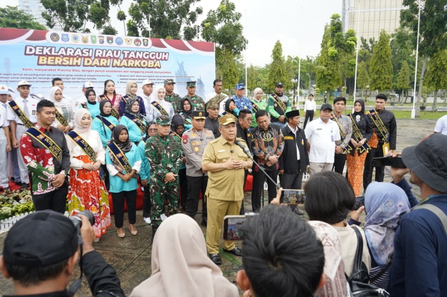 Riau Bentuk Satgas Anti Narkoba, Gubernur dan Kapolda Tegaskan Perang Tanpa Kompromi