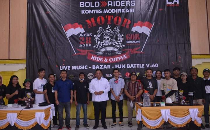 Bupati Eddy Berutu Dukung Kontes Modifikasi Motor: Eventnya Kreatif, Adu Kemampuan dan Disenangi Ana