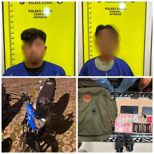 Satresnarkoba Polres Dumai Ungkap Kasus Peredaran Catridge Diduga Mengandung Otomidate, Dua Orang Diamankan