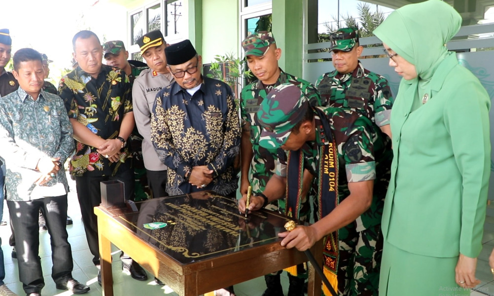Pangdam IM Kunjungi Makodim 0104/Atim, Ini Arahannya Kepada Prajurit