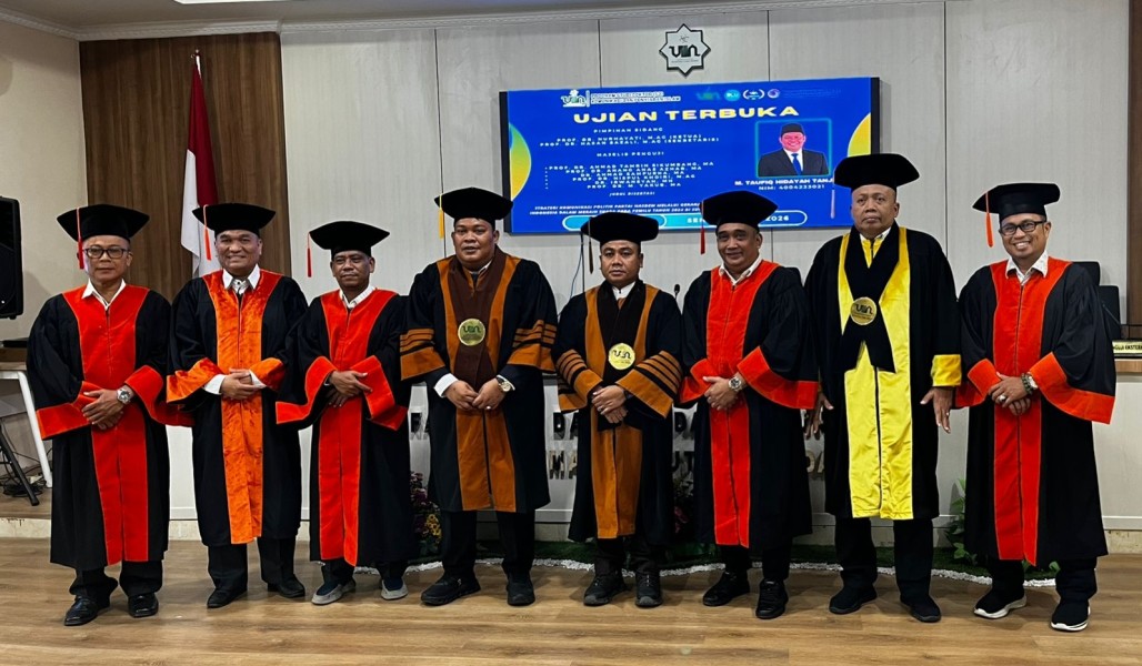 Akademisi Sumut Taufiq Hidayah Tanjung Raih Gelar Doktor di UINSU