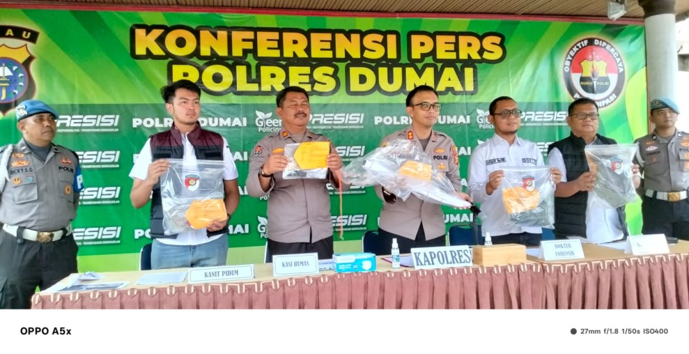 Motif Pembunuhan Ibu Rumah Tangga di Dumai Terungkap, Suami Siri Ditangkap Akibat Cemburu