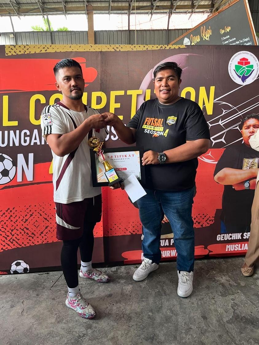 Lomba Futsal Compotition Season 4 Tahun 2024 Gampong Sungai Pauh Pusaka Sukses Terlaksana