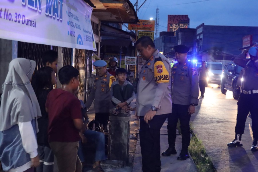 Polres Dumai Mengelar Operasi Pekat Lancang Kuning 2025 Fokus Utama Geng Motor wilayah Kota Dumai