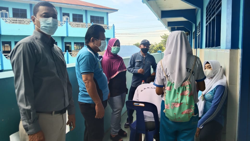 Vaksinasi Pelajar Dilaksanakan Di Yayasan Perguruan RA. Kartini Tebingtinggi