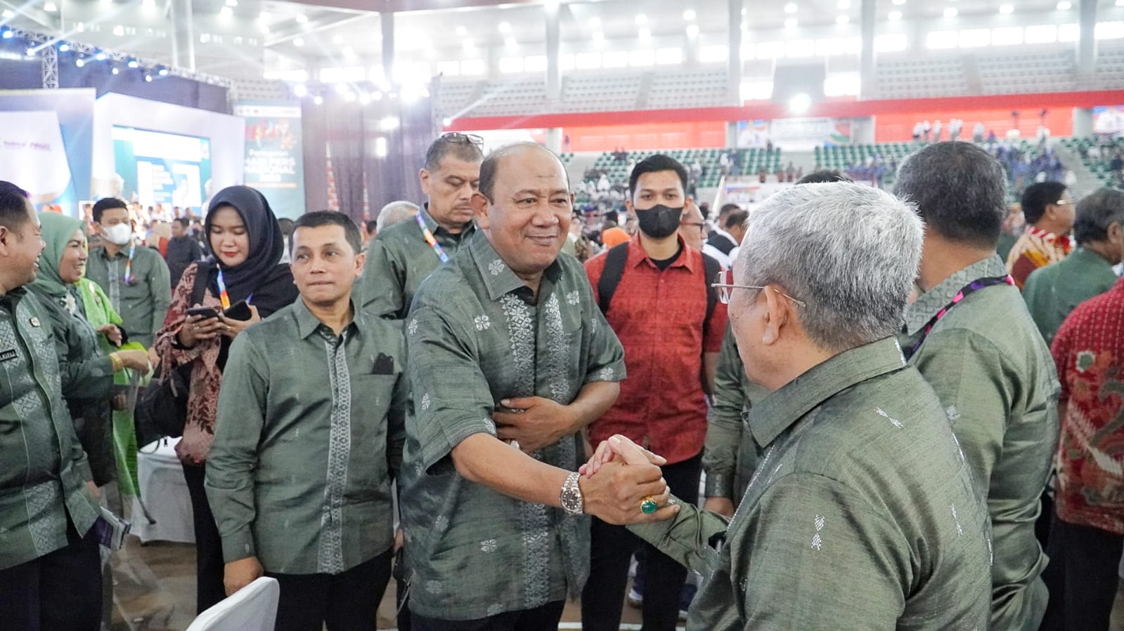 Plt Bupati Langkat Hadiri Puncak HPN 2023 bersama Presiden Jokowi di Medan