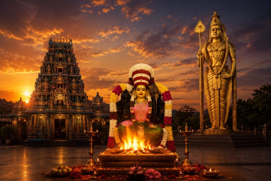 Dari Padang Cermin untuk Nusantara : Sri Candi Maha Yaagam Homan Hadir Perdana Membawa Tradisi Suci India ke Indonesia