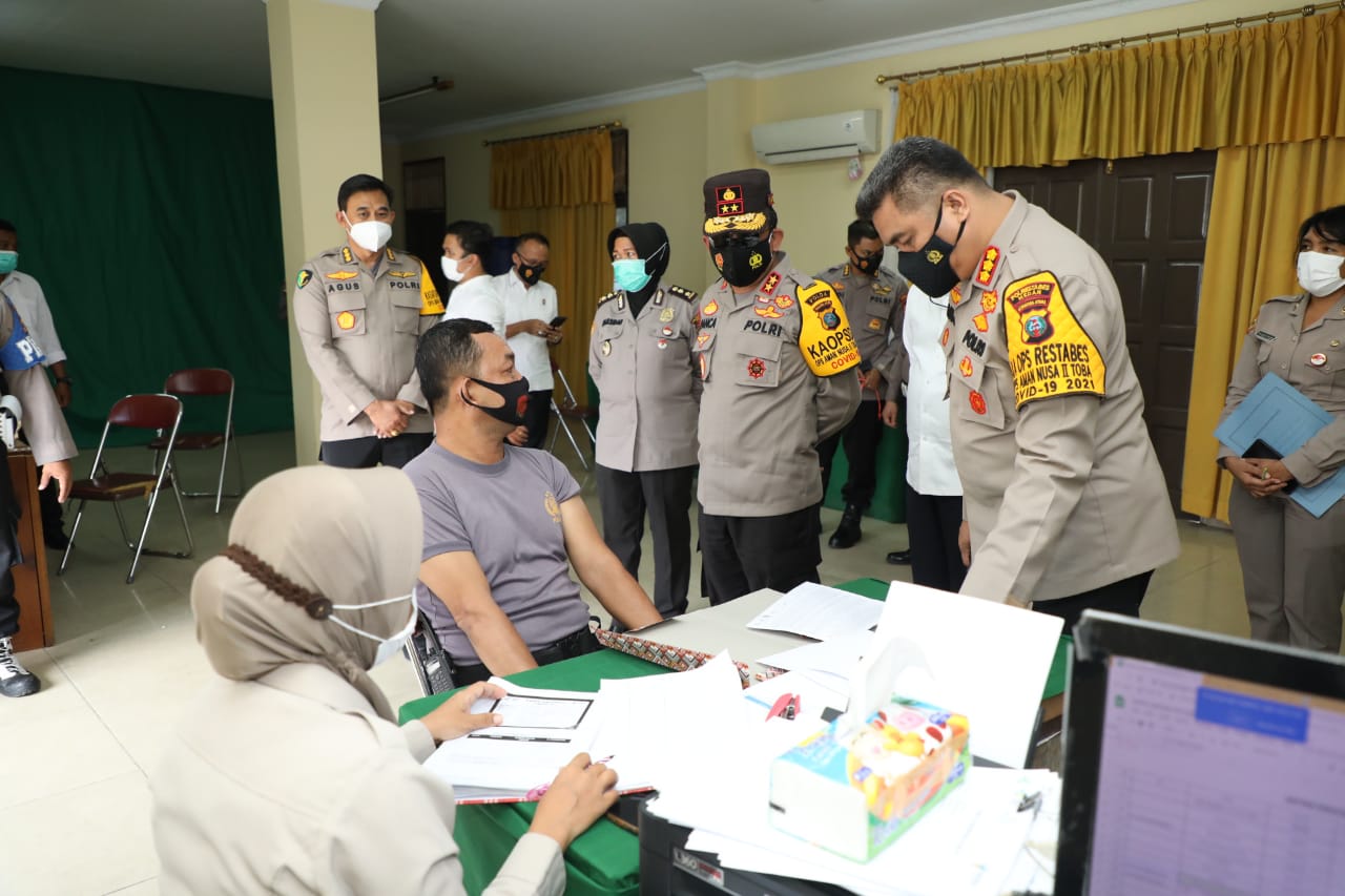 Kapoldasu Tuntaskan segera Vaksinasi Personil Tekan Penyebaran Covid-19