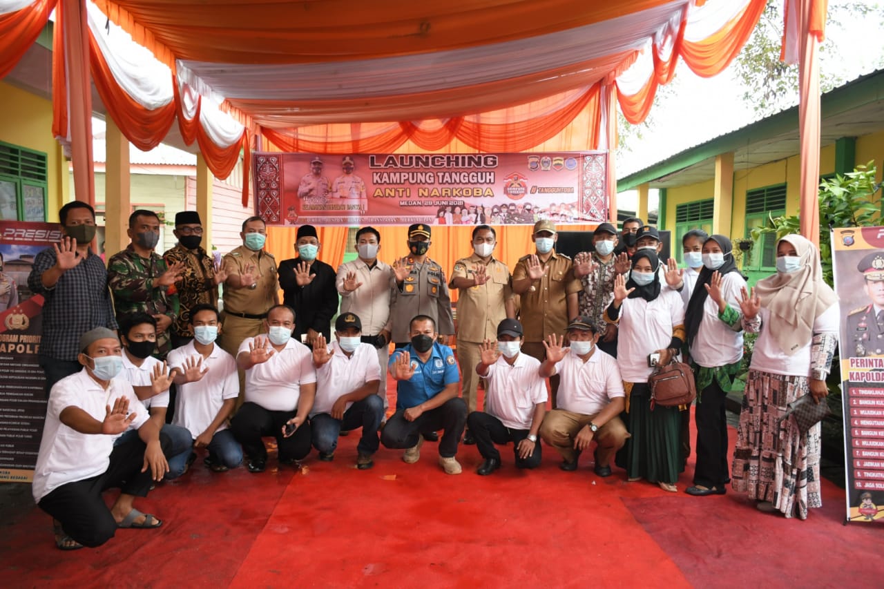 Bupati Sergai Dukung Pencanangan Kampung Tangguh Anti Narkoba