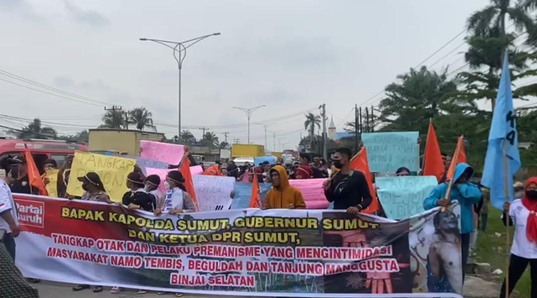 Galian C Ilegal Di Bhakti Karya Rusak Lingkungan, Ratusan Warga Desak Poldasu Tangkap Pelaku