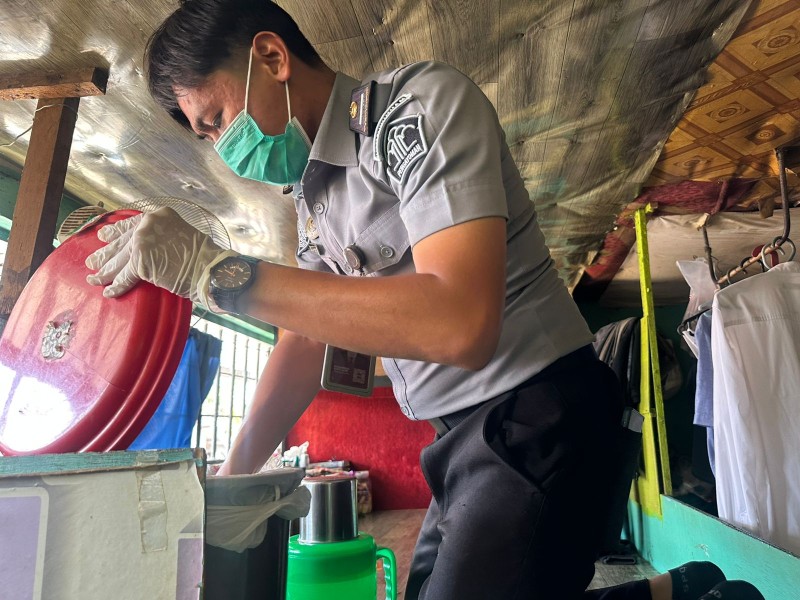 Rutan Kelas IIB Dumai Razia Gabungan Geledah Kamar Hunian