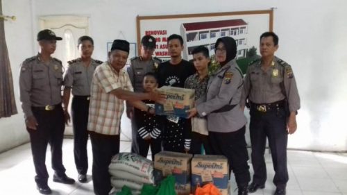 Dipenghujung Ramadhan, Kompol Trila Rayakan Ulang Tahunnya bersama Do'a Yatim- Piatu