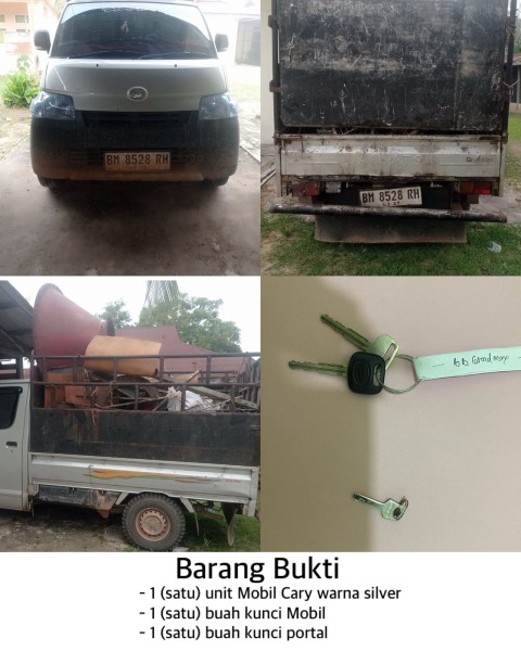 Sempat Melarikan Diri, Empat Terduga Pelaku Tindak Pidana Pencurian Berhasil Diringkus Tim Opsnal Polsek Medang Kampai