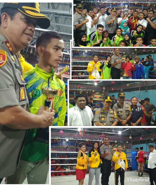 AKBP Ikhwan Tutup Kejuaran Tinju Junior Yourth 2019 Sesumatera Utara 