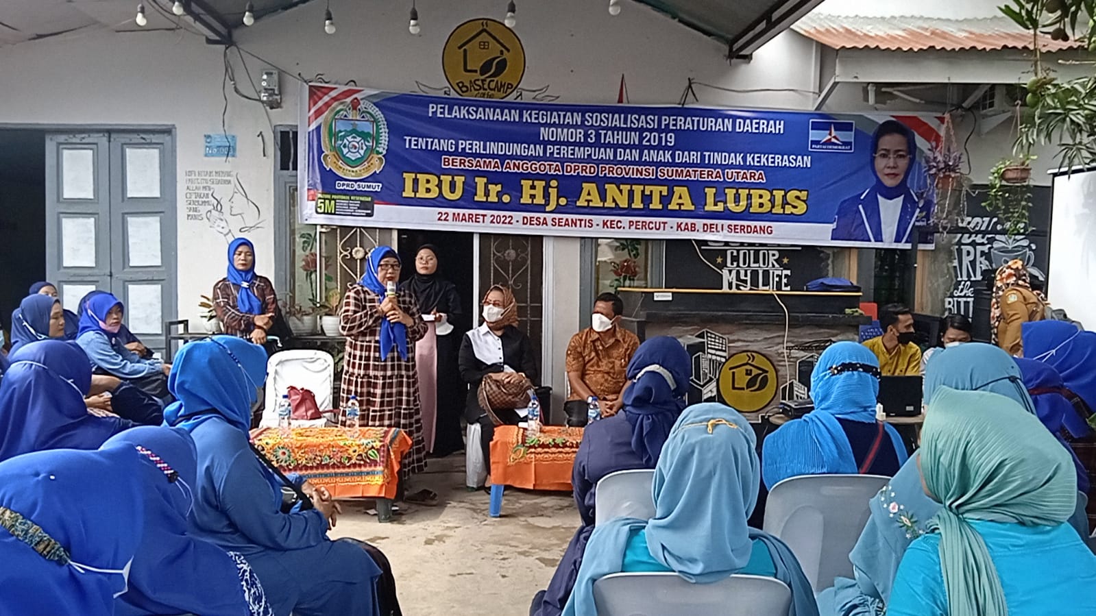 Ir.Hj.Anita Lubis Minta Ibu Keluarga Memahami Hak Mereka Dan Harus Berani Lapor
