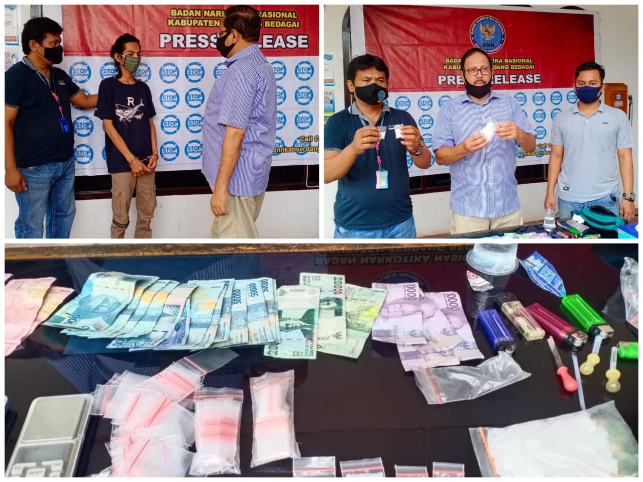 BNNK Sergai Ringkus Bandar Narkoba Asal Aceh