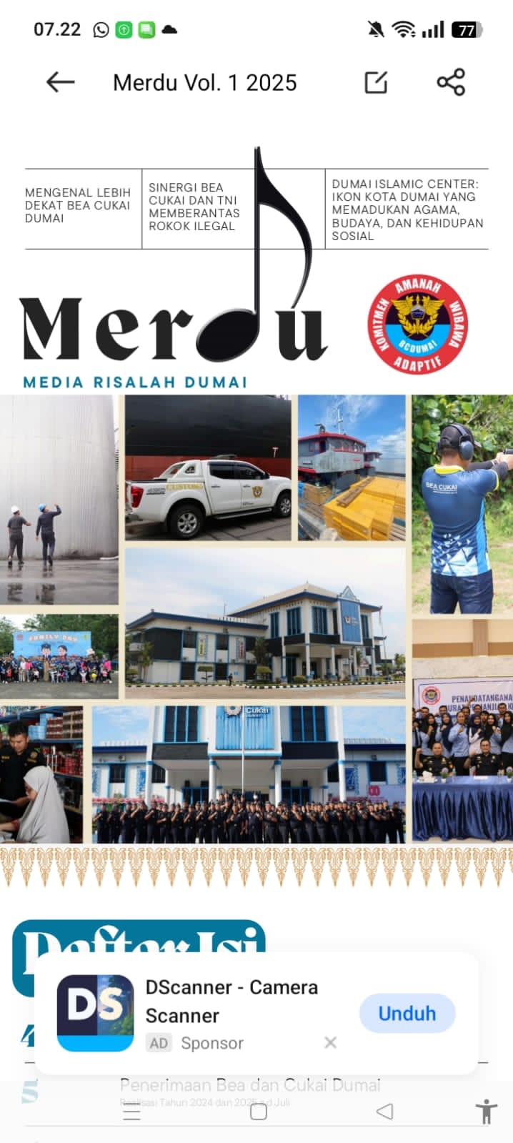 KPPBC TMP B Dumai Beragam Aktivitas Dan Prestasi