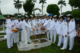 Peringati HUT KE-55 Kowal  Lantamal I Laksanakan Ziarah ke Taman Makam Pahlawan Medan