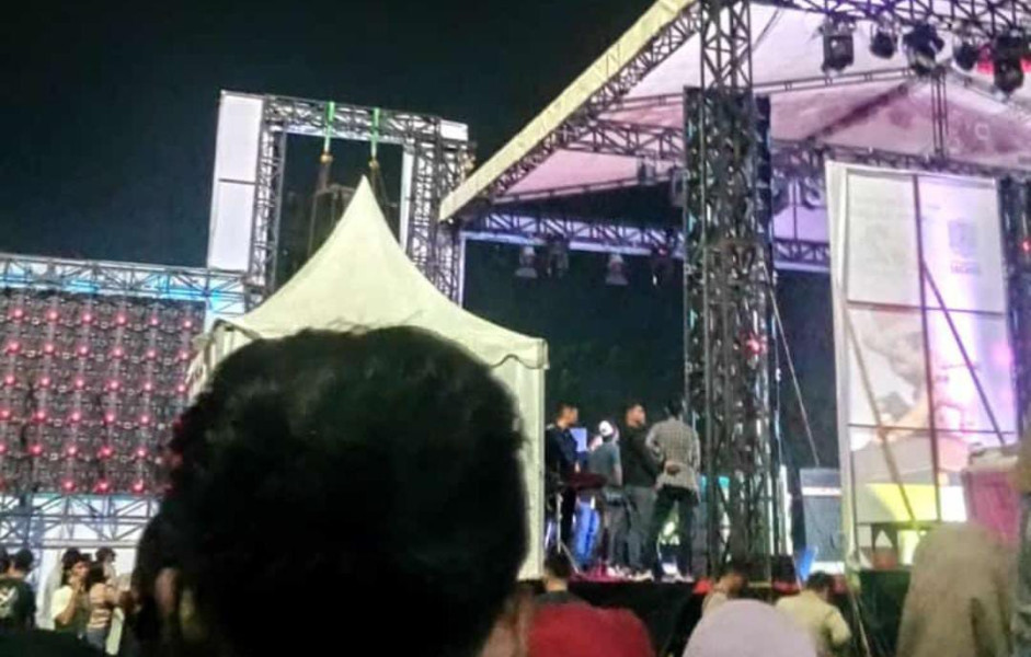 HUT ke-152  Pemko Binjai, Band Armada Nyaris Gagal Konser Disebabkan Sound Sistem Rusak