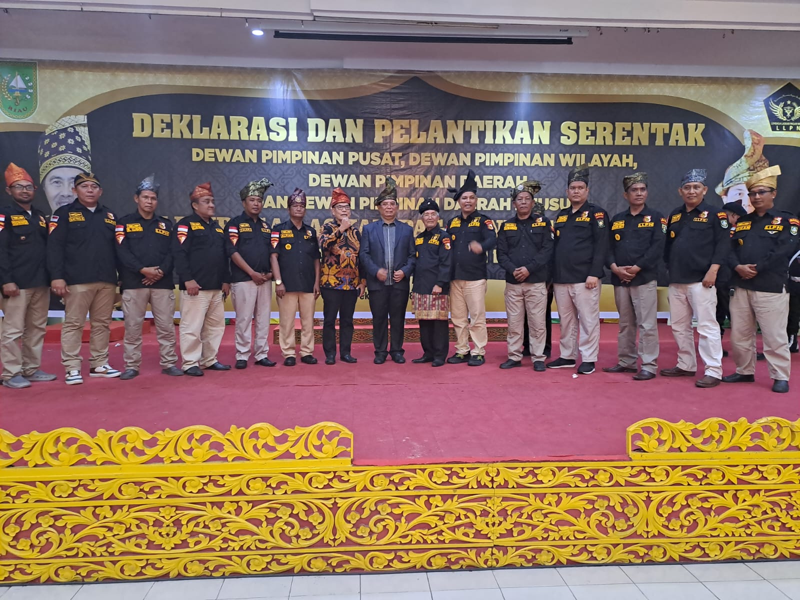 Lembaga Laskar Pagar Negri LLPN Deklarasi Dan Pelantikan Serentak Se-Riau