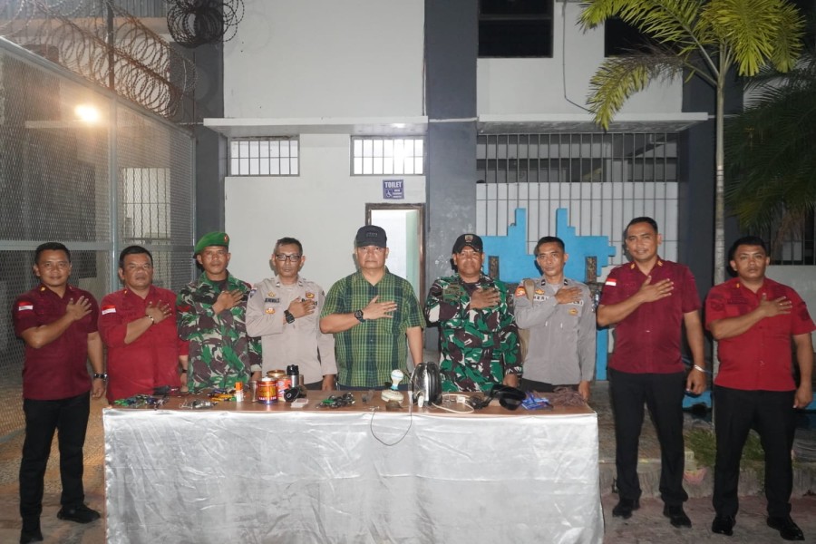 Lapas Narkotika Langkat Gelar Razia Gabungan Gandeng Personel APH, Bukti Nyata Wujudkan Zero Terhadap Narkoba dan Handphone