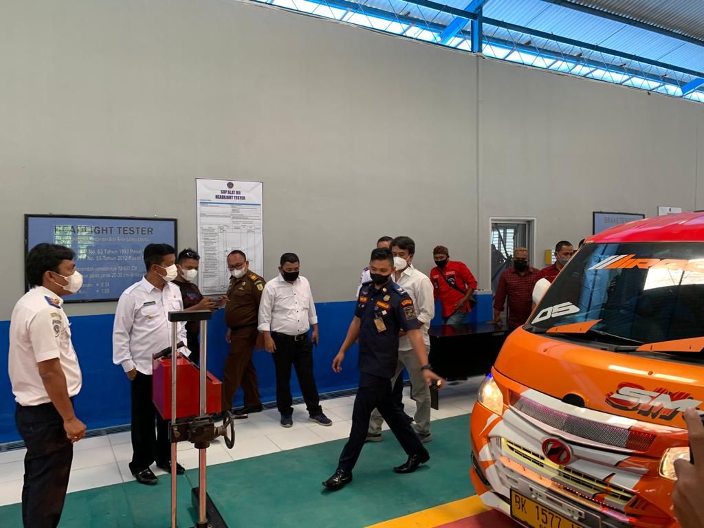 Unit Pelaksana Uji Berkala Kendaraan Bermotor Kabupaten Simalungun Diresmikan