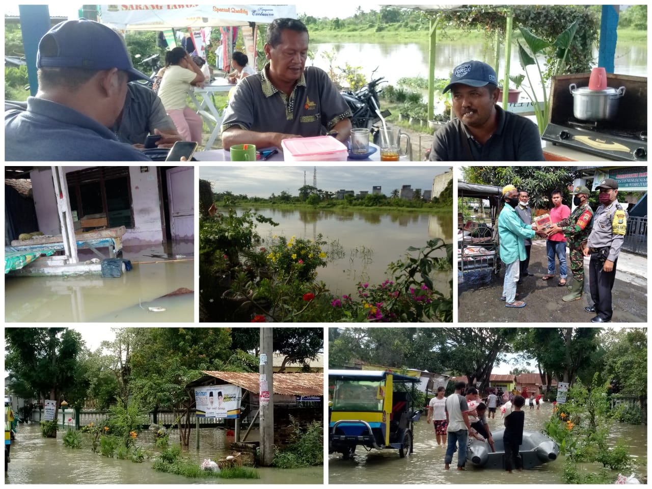 1.598 KK  di Desa Sei Rampah Terendam Banjir    Warga Meminta Pemkab dan BWSS Atasi Banjir