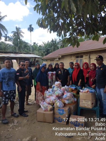 DPAC Pandawa Kecamatan Medan Labuhan Salurkan Bantuan Korban Banjir Di Aceh Tamiang