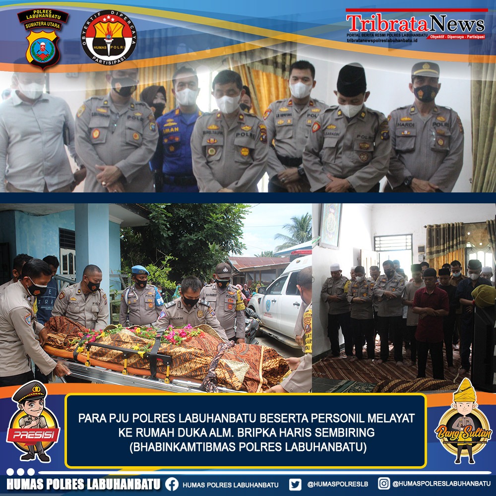 Almarhum Bripka Haris Sembiring dimakamkan di TPU Amplas Medan