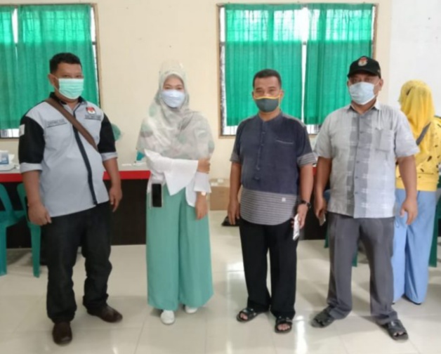 Camat Kisaran Barat Pantau Pelaksanaan Rapid Test Petugas KPPS