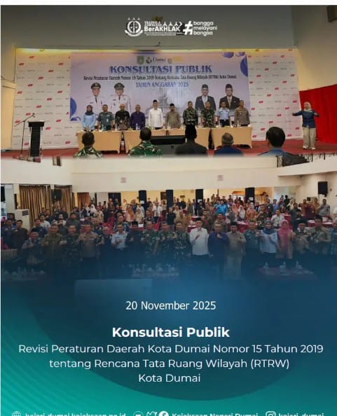 Kejaksaan Negeri Dumai Hadiri Konsultasi Publik Revisi RTRW Kota Dumai