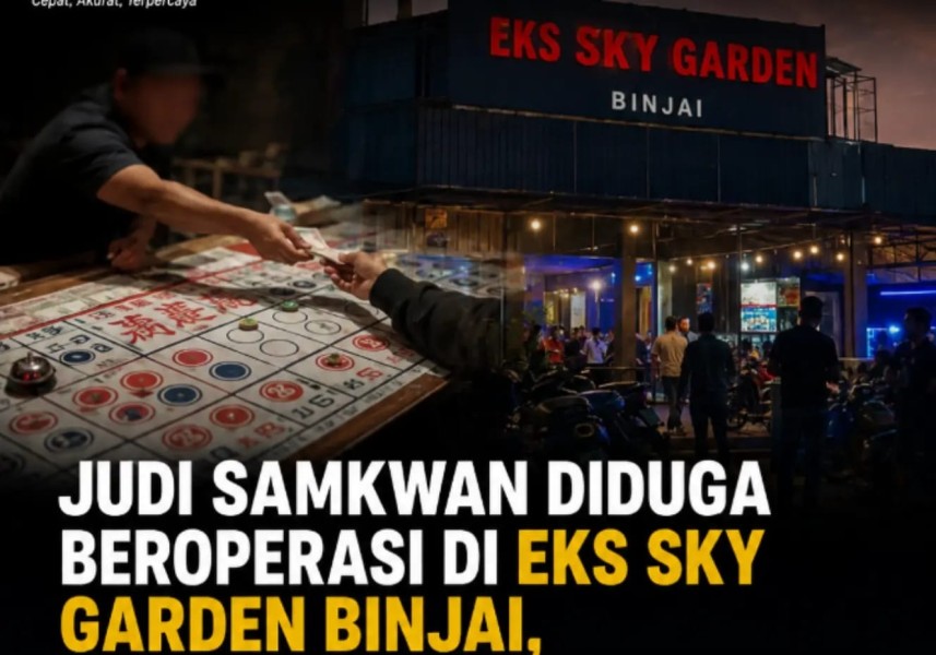 Aktivitas Perjudian Jenis Samkwan, Mesin Ikan dan Slot di Eks Sky Garden Binjai masih Eksis, Polisi Belum Beri Keterangan Resmi